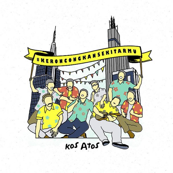 Kos Atos Artwork Single Keroncongkan Sekitarmu