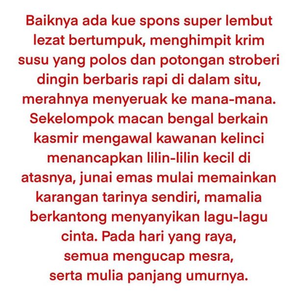 Sal Priadi Artwork Single Serta Mulia