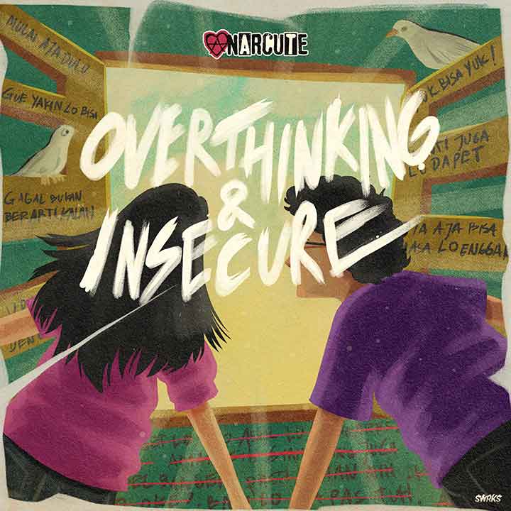Music Anarcute Artwork Single Overthinking & Insecure