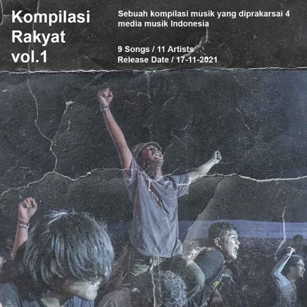 Music Compilation Artwork Album Kompilasi Rakyat Vol. 1