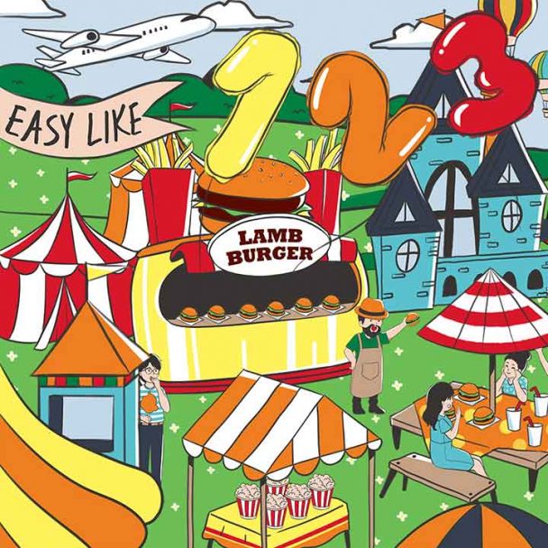 Music Mocca Artwork Single Easy Like 1-2-3