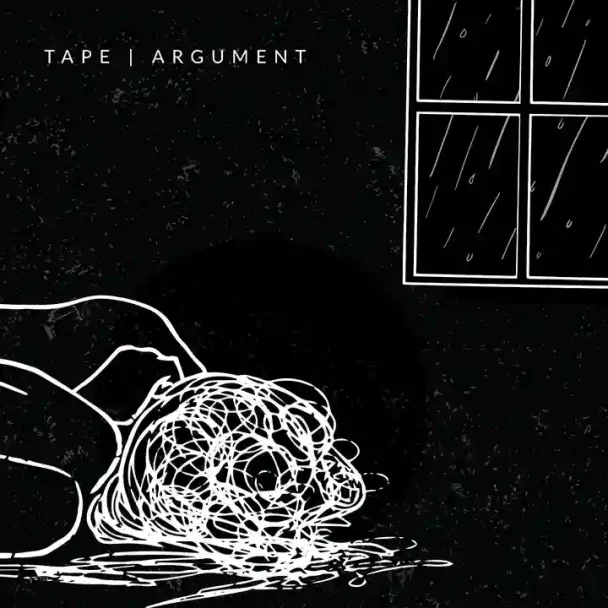 Music Tape Argument Artwork Single Malam dan Hujan